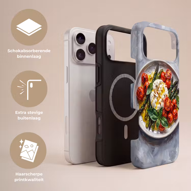Telefoonhoesje Toughcase - Eten - Groenten - Kaas - Modern - Vers — 3