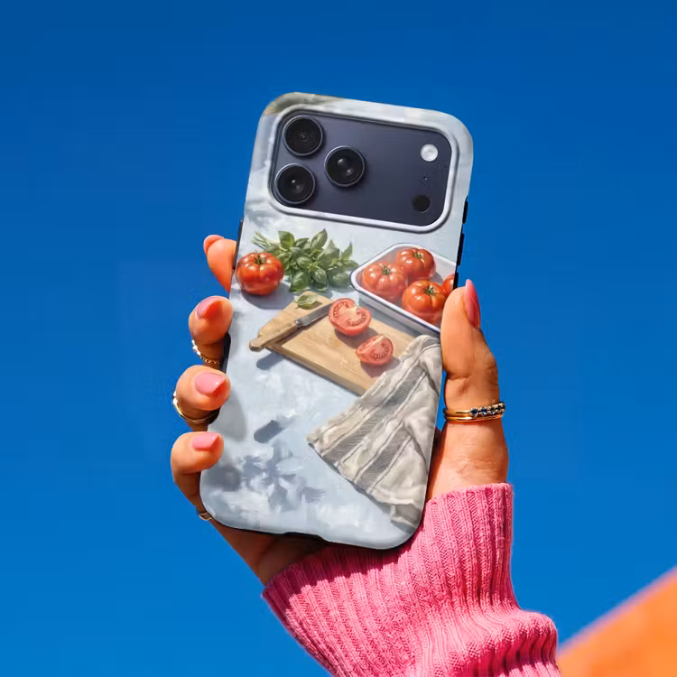 Telefoonhoesje Toughcase - Eten - Keuken - Ingrediënten - Stillleven - Rood — 2