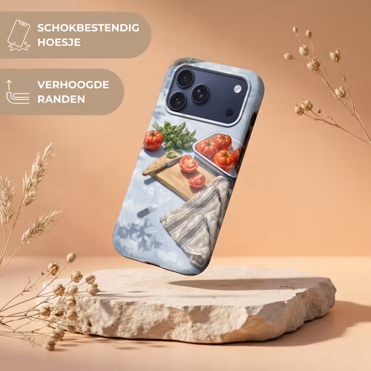 Telefoonhoesje Toughcase - Eten - Keuken - Ingrediënten - Stillleven - Rood — 5