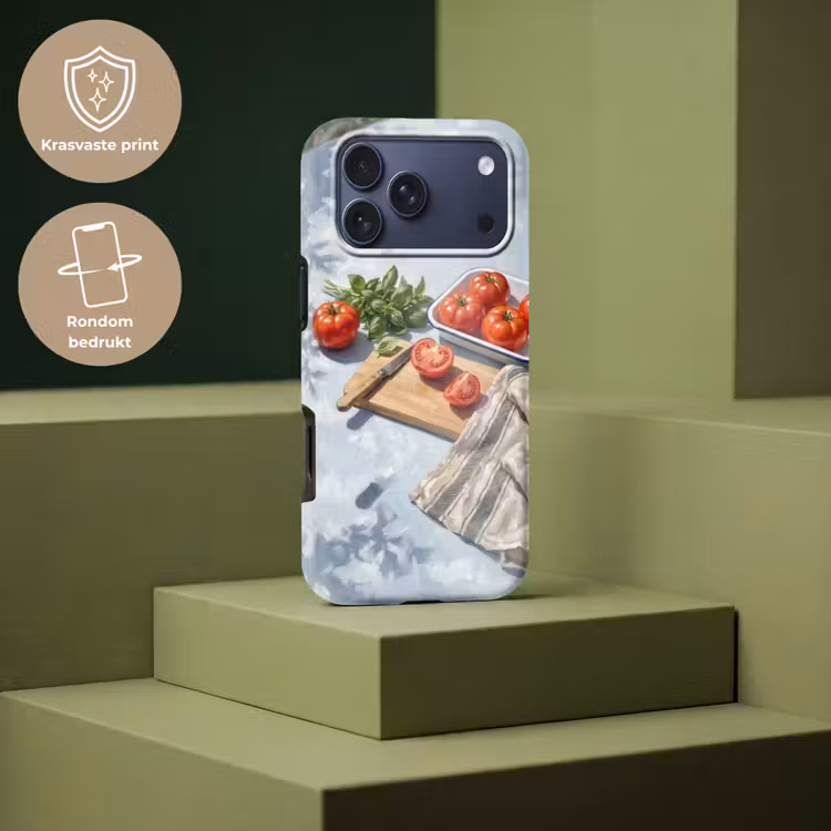 Telefoonhoesje Toughcase - Eten - Keuken - Ingrediënten - Stillleven - Rood — 7