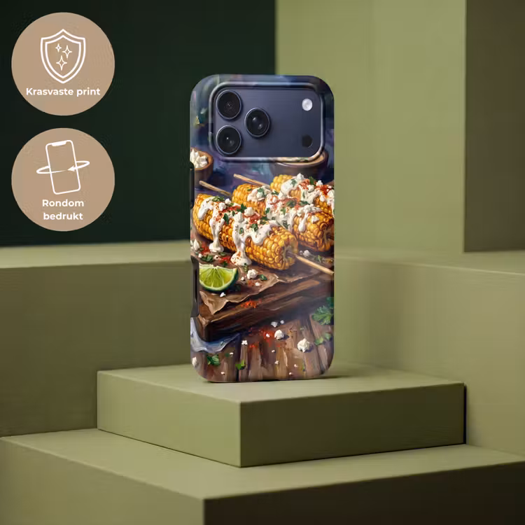 Telefoonhoesje Toughcase - Eten - Maïs - Saus - Geschilderd - Geel — 7