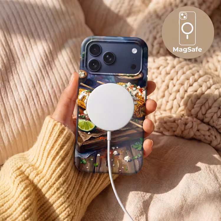 Telefoonhoesje Toughcase - Eten - Maïs - Saus - Geschilderd - Geel — 8