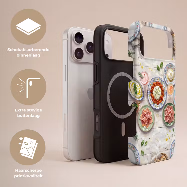 Telefoonhoesje Toughcase - Eten - Tafel - Divers - Modern — 3