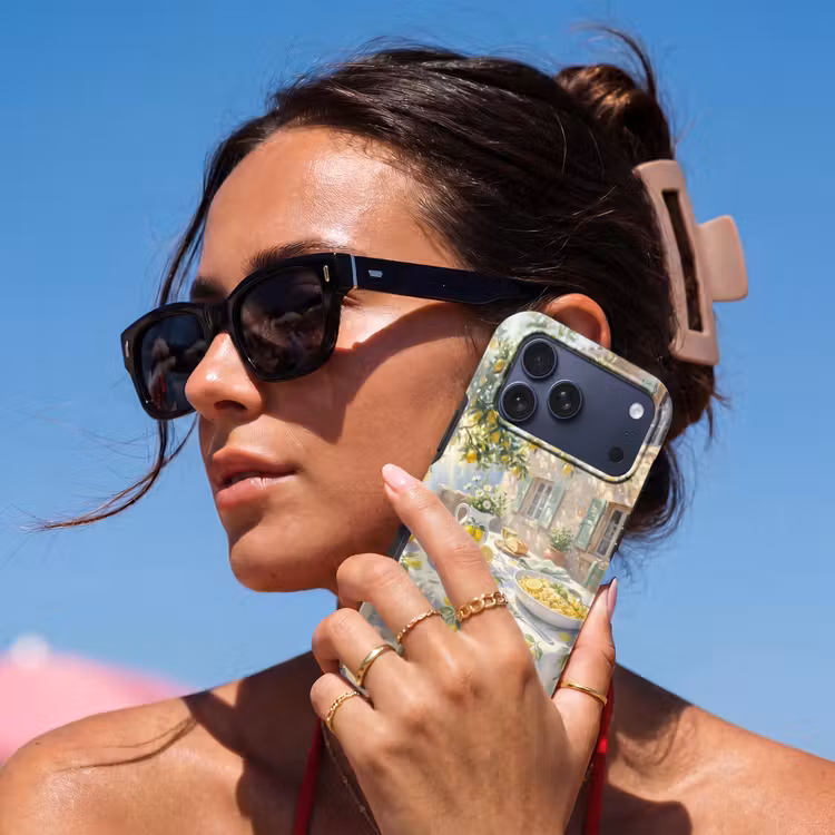 Telefoonhoesje Toughcase - Eten - Terras - Zomer - Geschilderd - Geel — 6