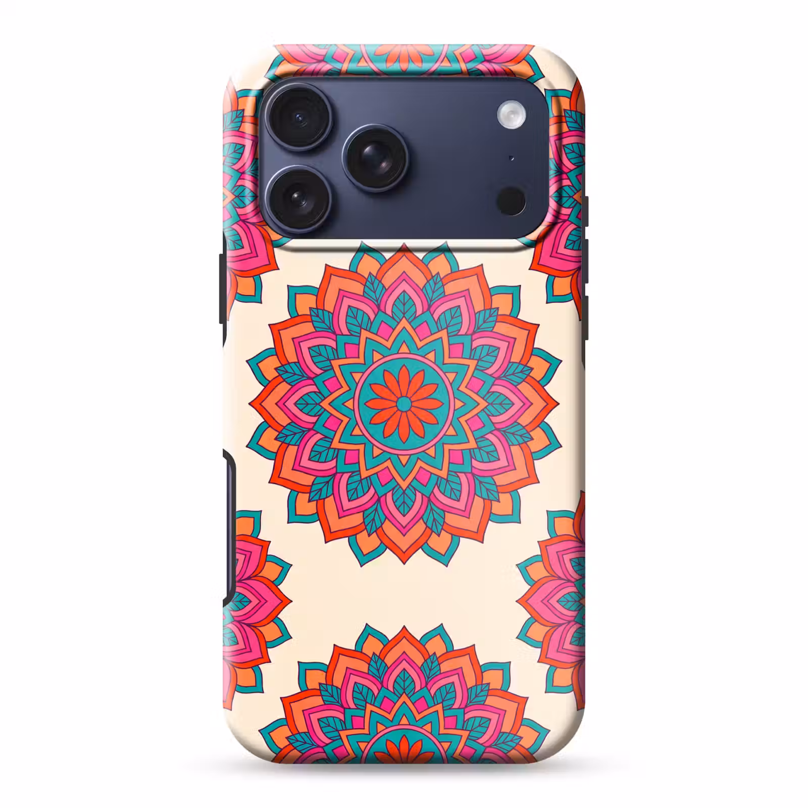 Telefoonhoesje Toughcase - Mandala - Patroon - Abstract - Kleurrijk - Modern — 1
