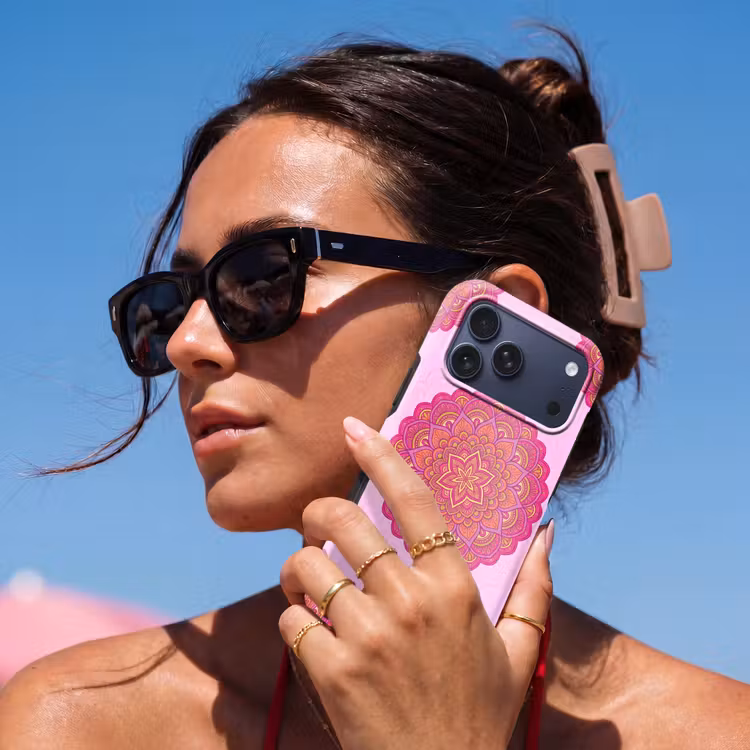 Telefoonhoesje Toughcase - Mandala - Cirkel - Spiritueel - Oosters - Roze — 6