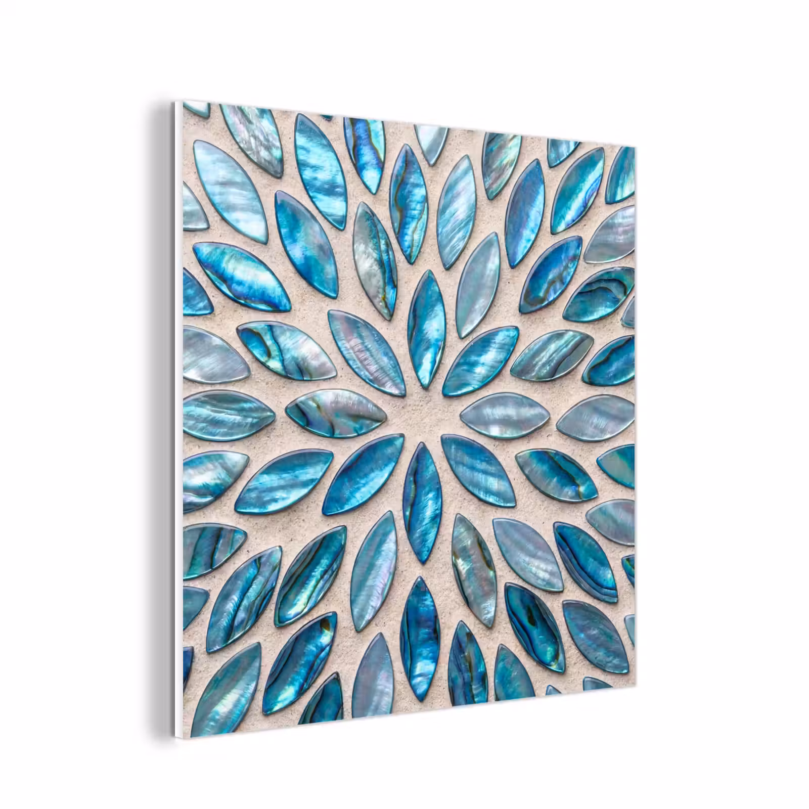 Forex - Patroon - Glans - Abstract - Blauw - Decoratie — 1