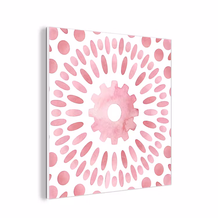 Forex - Abstract - Vormen - Patroon - Aquarel - Roze — 1