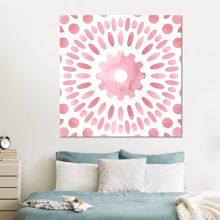 Forex - Abstract - Vormen - Patroon - Aquarel - Roze — 2
