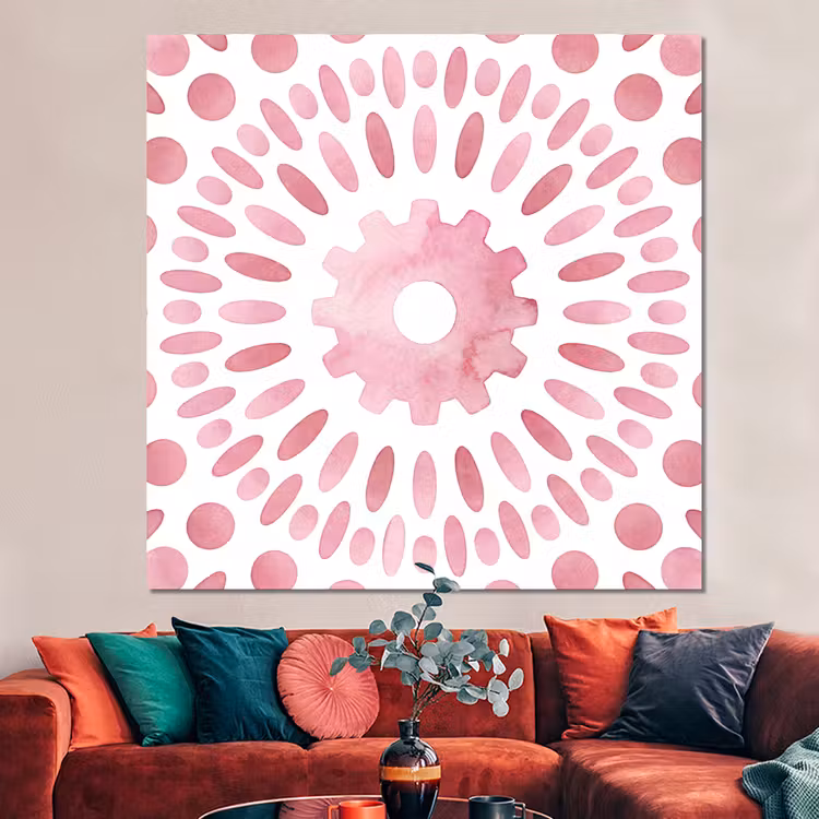 Forex - Abstract - Vormen - Patroon - Aquarel - Roze — 3