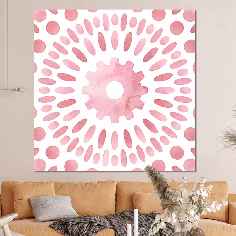 Forex - Abstract - Vormen - Patroon - Aquarel - Roze — 4