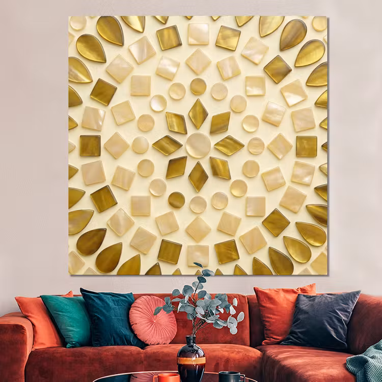 Forex - Patroon - Vormen - Mozaïek - Abstract - Goud — 3