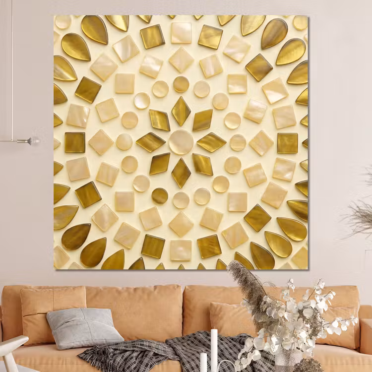 Forex - Patroon - Vormen - Mozaïek - Abstract - Goud — 4