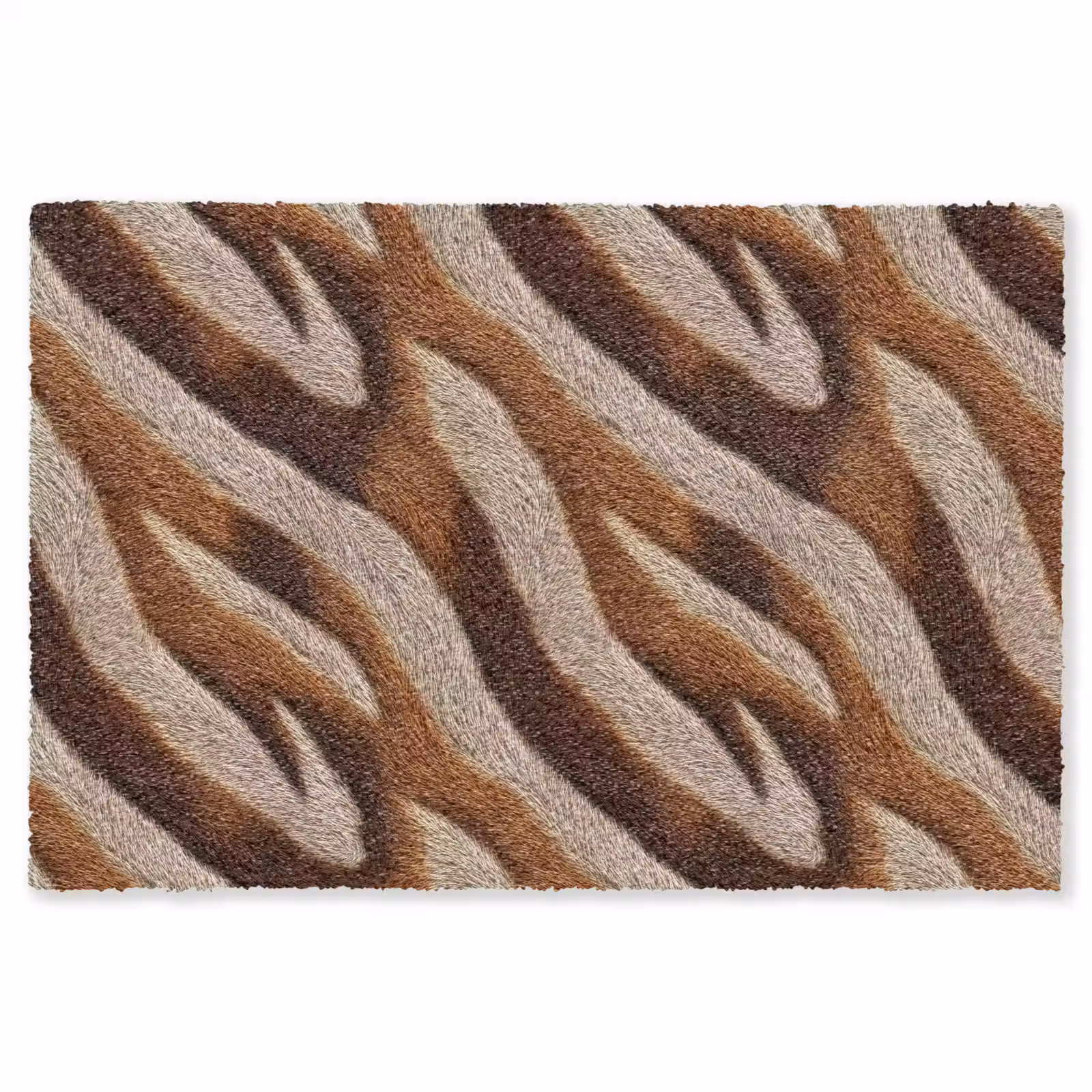Vloerkleed - Zebra - Bruin - Patroon — 1