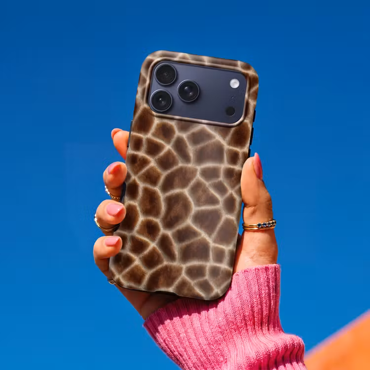 Telefoonhoesje Toughcase - Giraf - Bruin - Vacht — 2