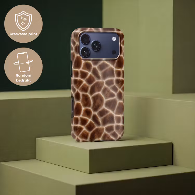 Telefoonhoesje Toughcase - Giraf - Bruin - Vacht — 7