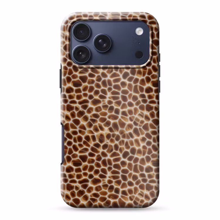 Telefoonhoesje Toughcase - Schildpad - Bruin - Patroon — 1