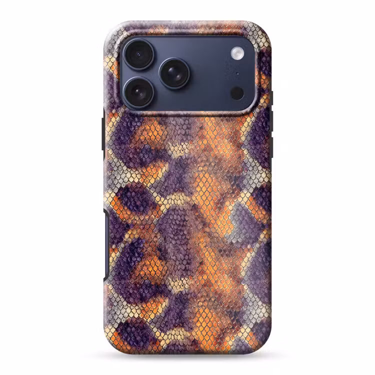 Telefoonhoesje Toughcase - Slang - Kleurrijk - Schubben — 1
