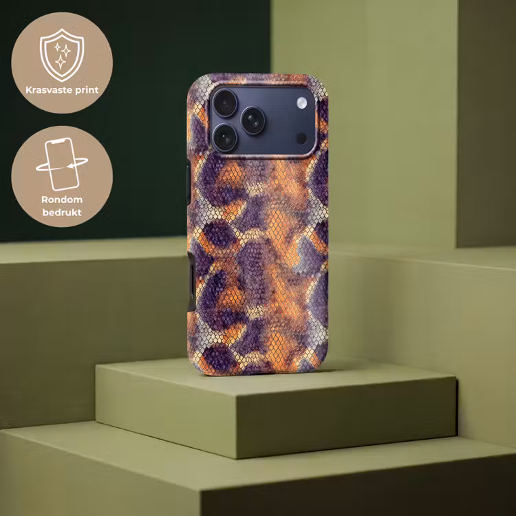 Telefoonhoesje Toughcase - Slang - Kleurrijk - Schubben — 7