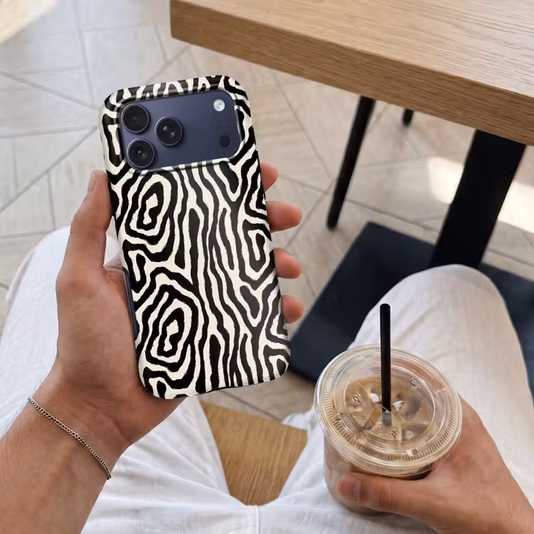 Telefoonhoesje Toughcase - Zebra - Zwart - Abstract — 4