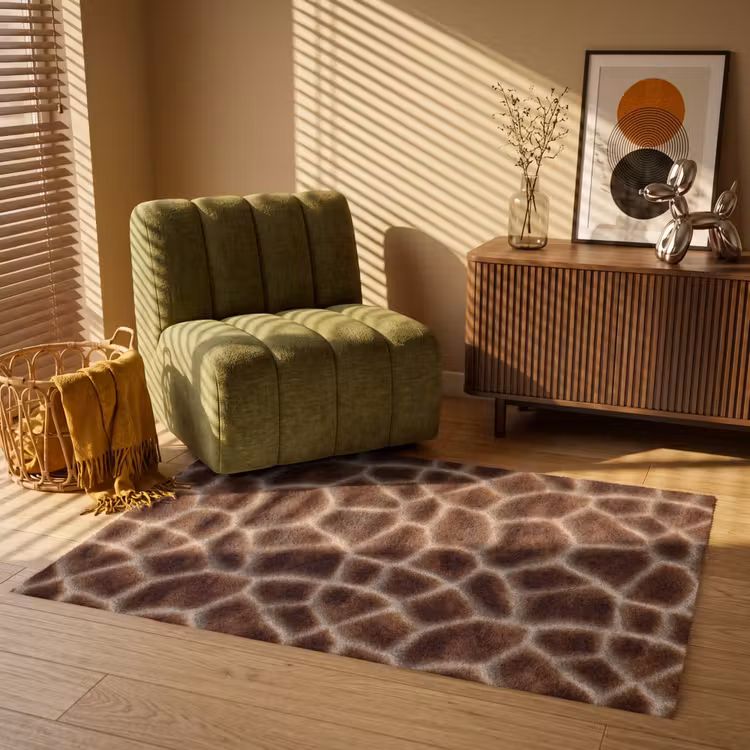 Vloerkleed - Giraf - Bruin - Vacht — 2