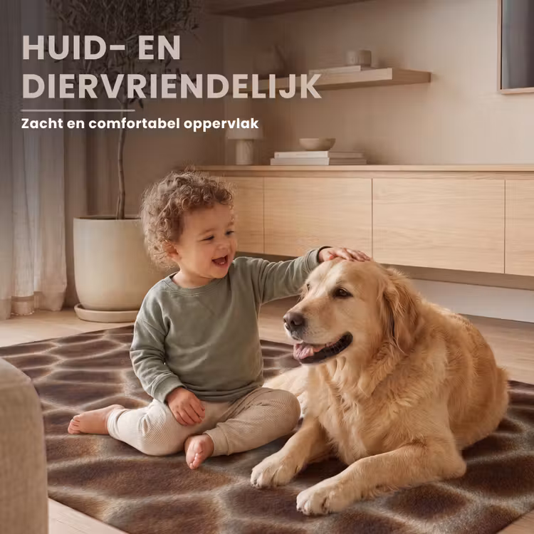 Vloerkleed - Giraf - Bruin - Vacht — 7