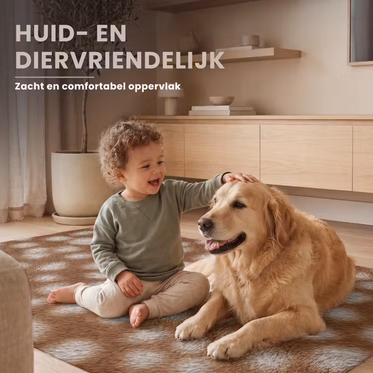 Vloerkleed - Hert - Bruin - Vacht — 8