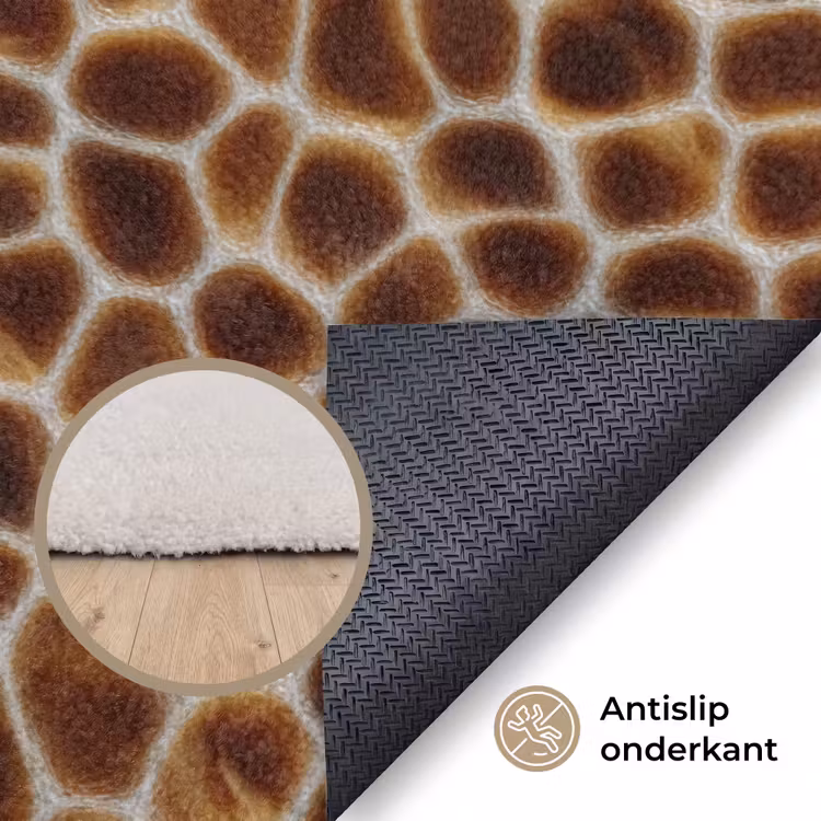 Vloerkleed - Schildpad - Bruin - Patroon — 4