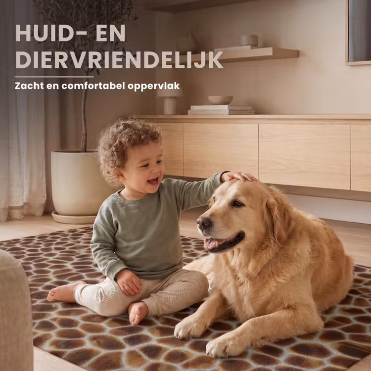 Vloerkleed - Schildpad - Bruin - Patroon — 8