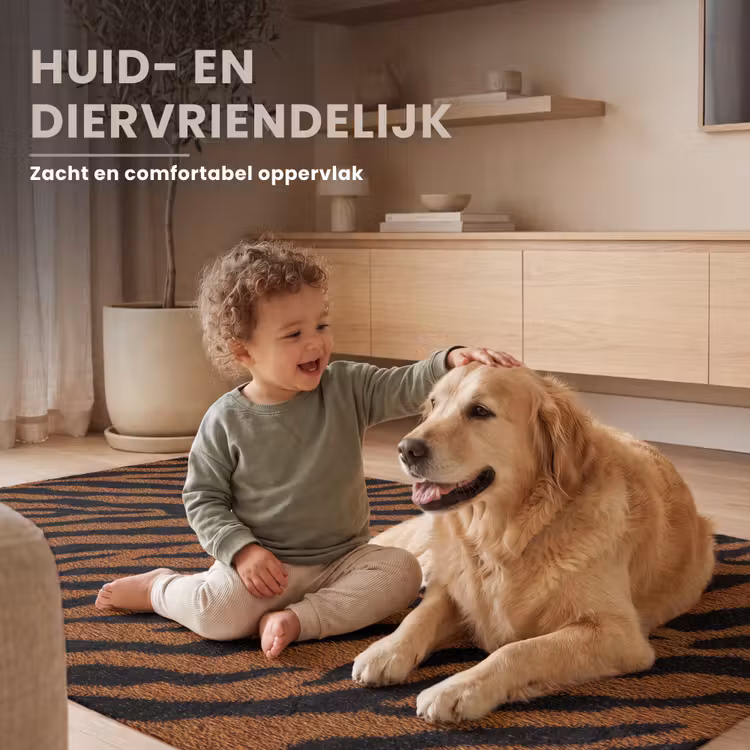 Vloerkleed - Tijger - Zwart - Vacht — 8
