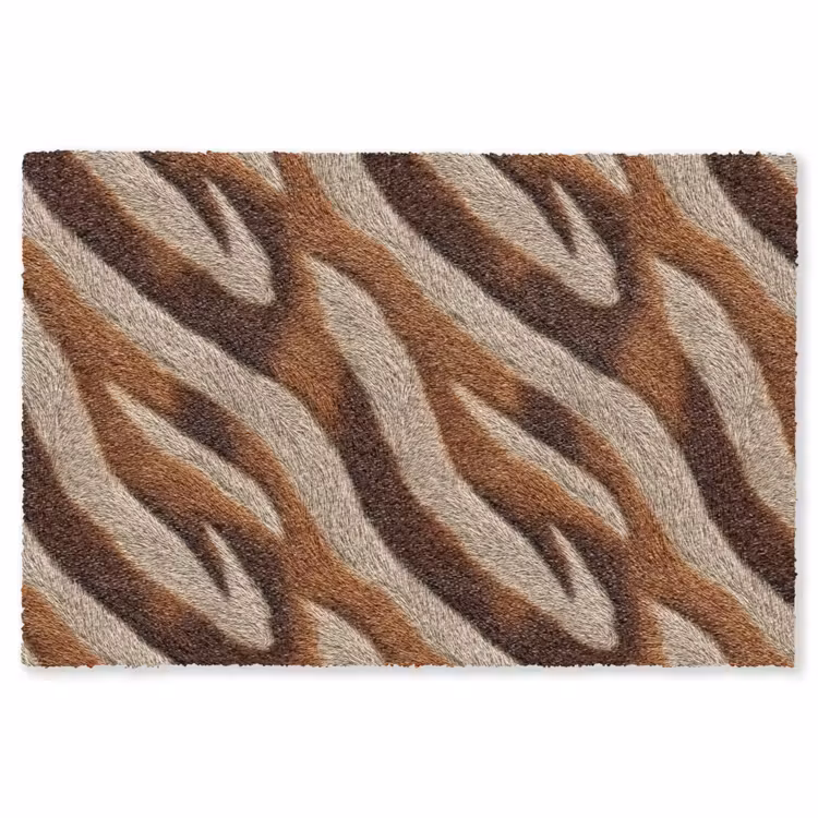 Vloerkleed - Zebra - Bruin - Patroon — 1