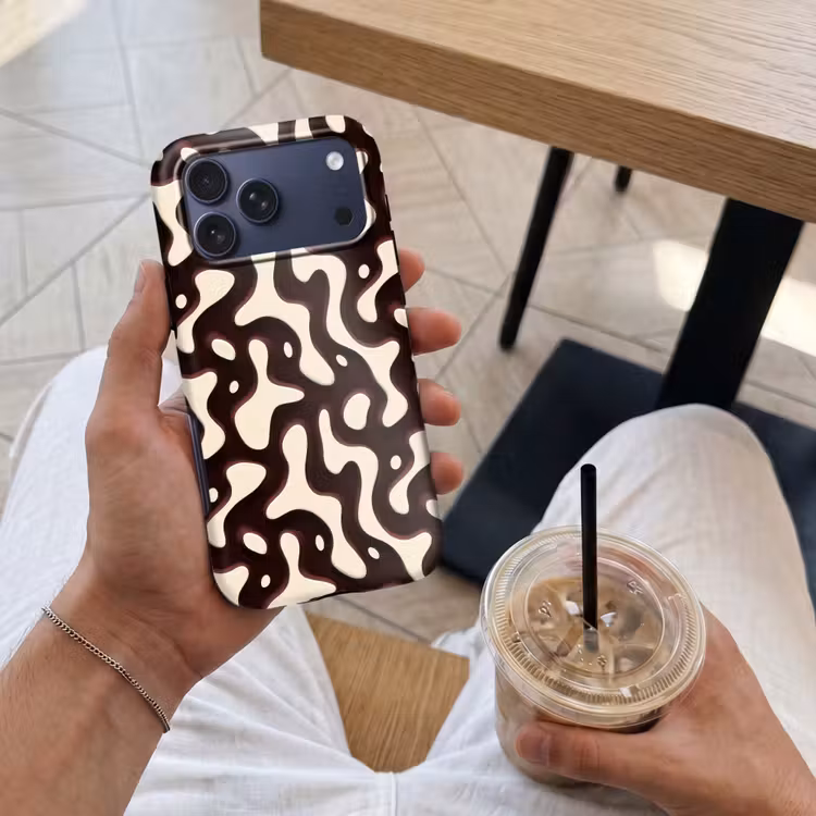 Telefoonhoesje Toughcase - Organisch - Krachtig - Bruin — 4