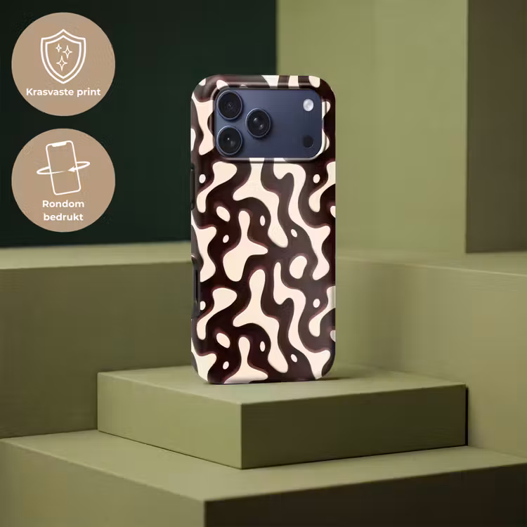 Telefoonhoesje Toughcase - Organisch - Krachtig - Bruin — 7