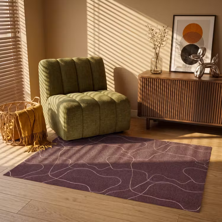 Vloerkleed - Abstract - Modern - Bruin — 2
