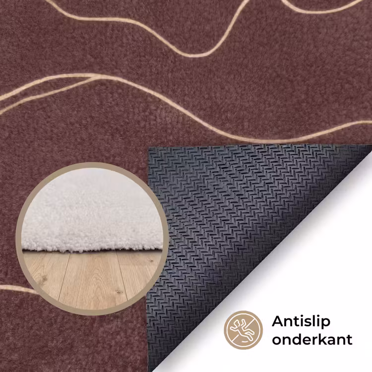 Vloerkleed - Abstract - Modern - Bruin — 5