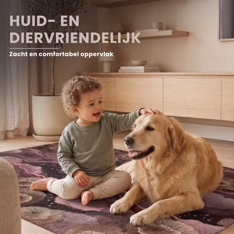 Vloerkleed - Koraal - Organisch - Roze — 8