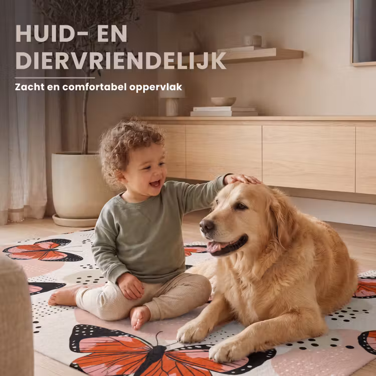 Vloerkleed - Vlinders - Retro - Kleurrijk — 8