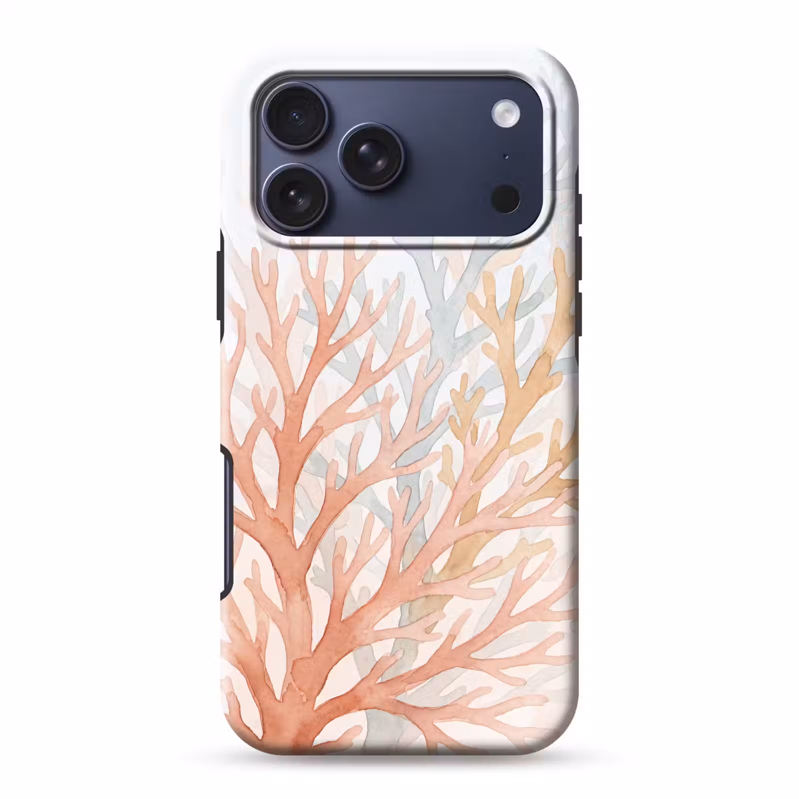 Telefoonhoesje Toughcase - Natuur - Abstract - Aquarel - Organisch - Warm — 1