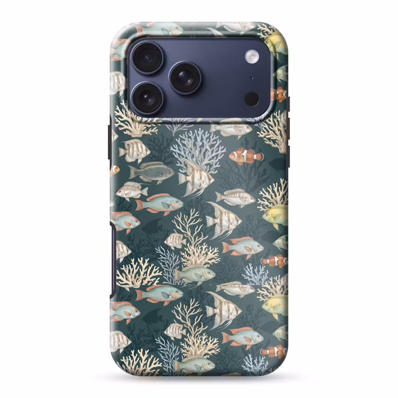 Telefoonhoesje Toughcase - Vis - Koraal - Onderwater - Illustratie — 1
