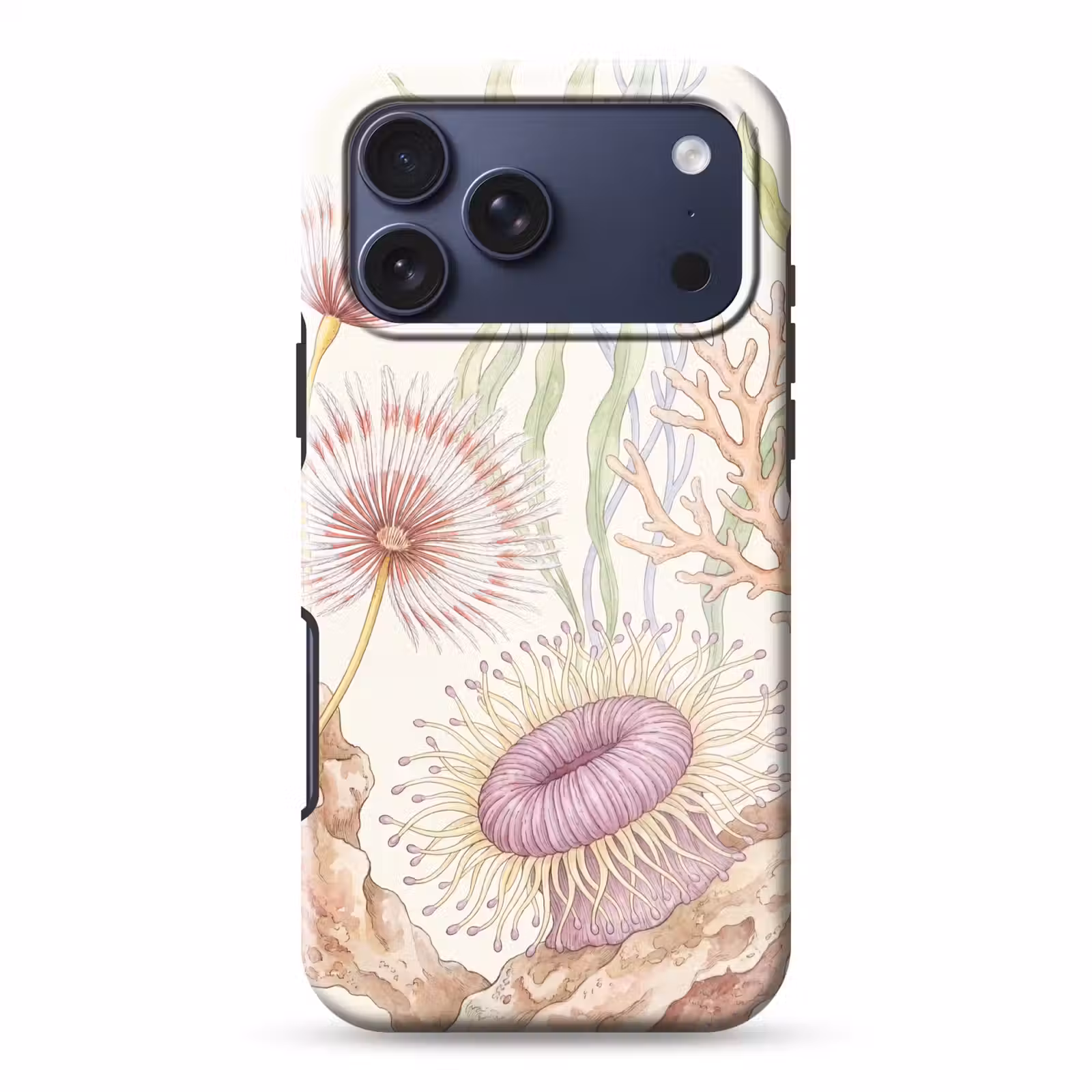 Telefoonhoesje Toughcase - Zeeleven - Koraal - Onderwater - Illustratie - Kleurrijk — 1