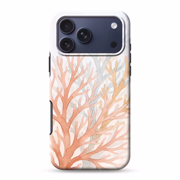 Telefoonhoesje Toughcase - Natuur - Abstract - Aquarel - Organisch - Warm — 1
