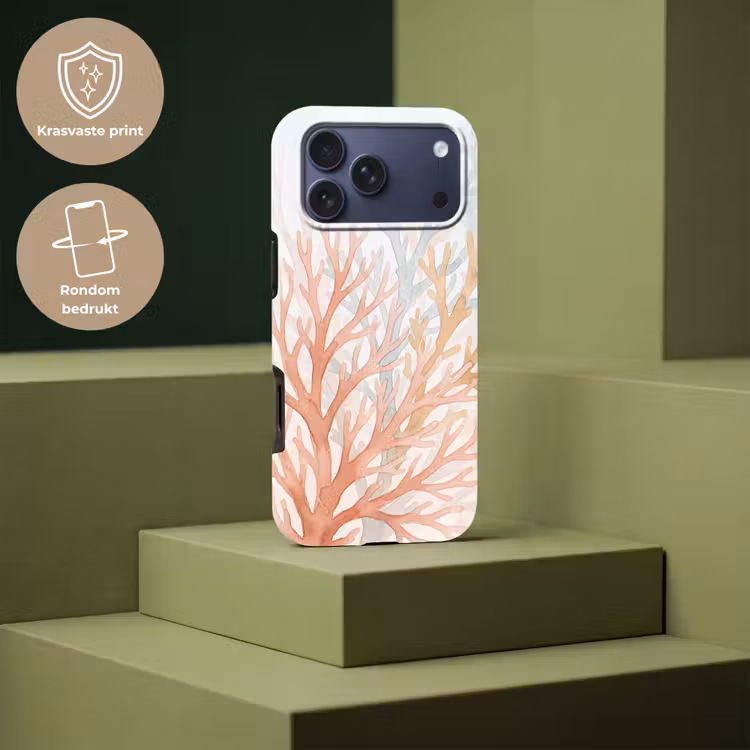Telefoonhoesje Toughcase - Natuur - Abstract - Aquarel - Organisch - Warm — 7