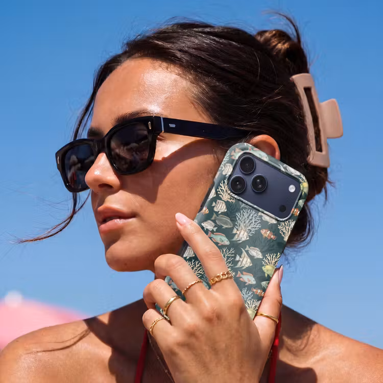 Telefoonhoesje Toughcase - Vis - Koraal - Onderwater - Illustratie — 6