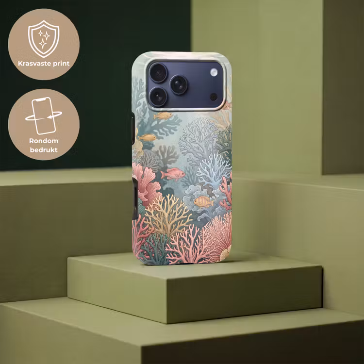 Telefoonhoesje Toughcase - Zee - Koraal - Vis - Natuur - Kleurrijk — 7