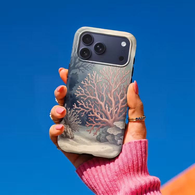 Telefoonhoesje Toughcase - Koraal - Onderwater - Natuur - Roze — 2