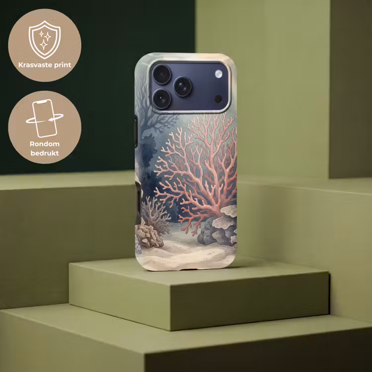 Telefoonhoesje Toughcase - Koraal - Onderwater - Natuur - Roze — 7