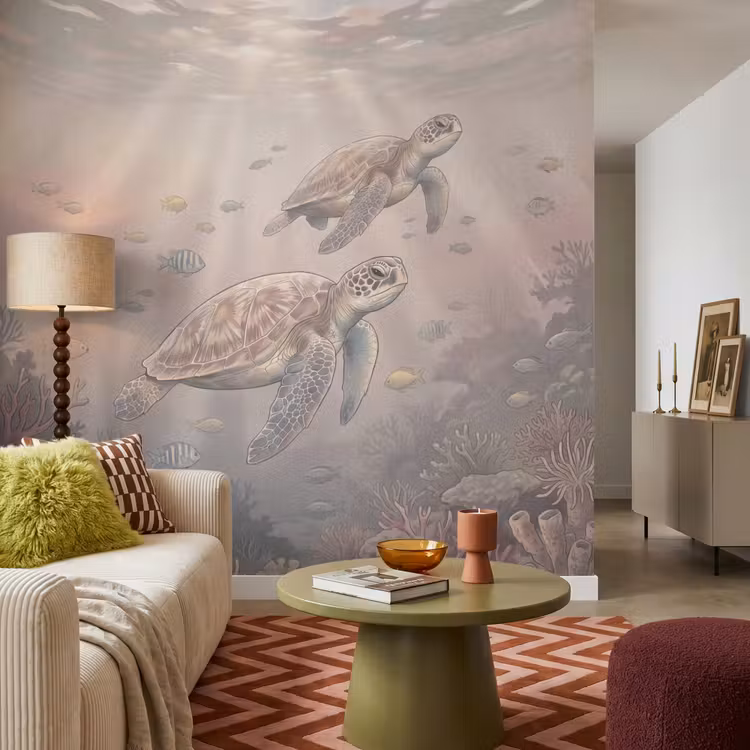 Behang - Dier - Onderwater - Oceaan - Illustratie - Zeeleven — 5