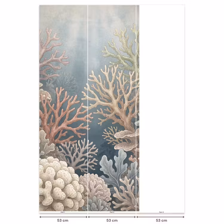 Behang - Koraal - Zeeleven - Onderwater - Illustratie - Natuur — 6