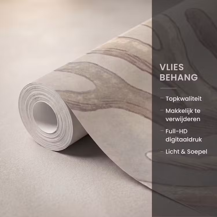 Behang - Plant - Bladeren - Zee - Illustratie - Groen — 3