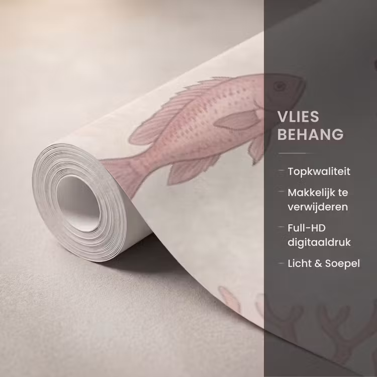 Behang - Vis - Koraalrif - Onderwaterwereld - Illustratie — 3